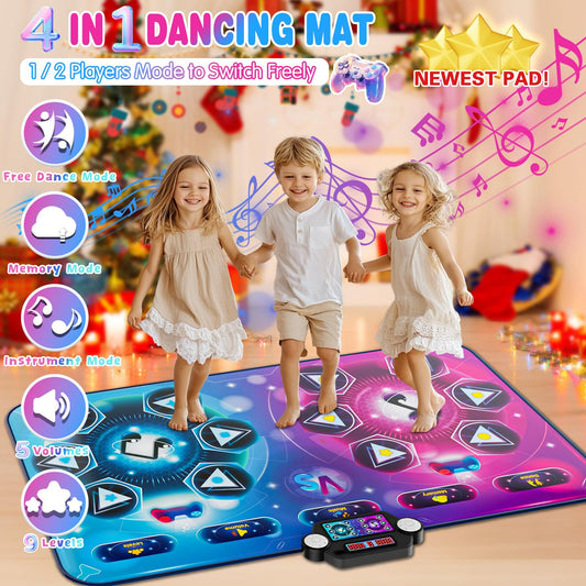 Maysida Dance Mat LED display highlighting competition moments during play.