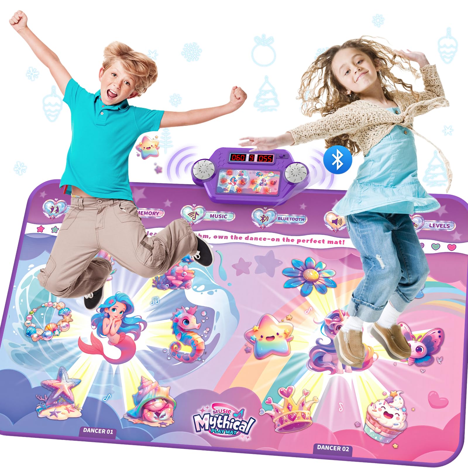 Maysida dance mat unicorn dreamland fosters imaginative play and active movement.