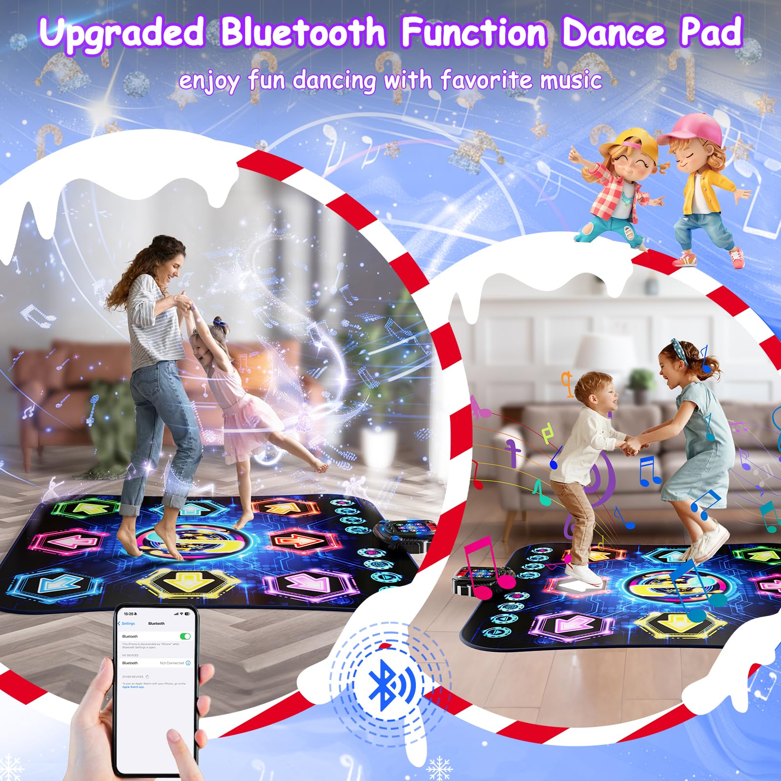 Maysida 8-button dance pad offers guided play and safe movement
