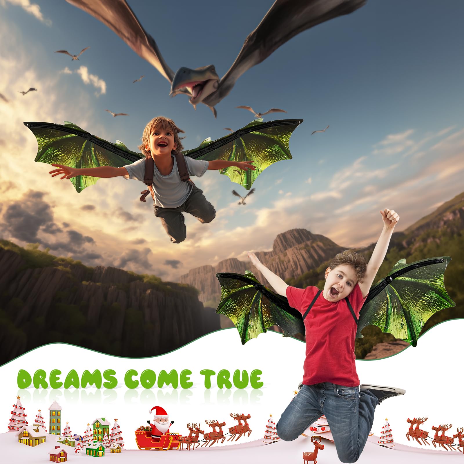 Maysida durable, safe plastic wings designed for repeated play