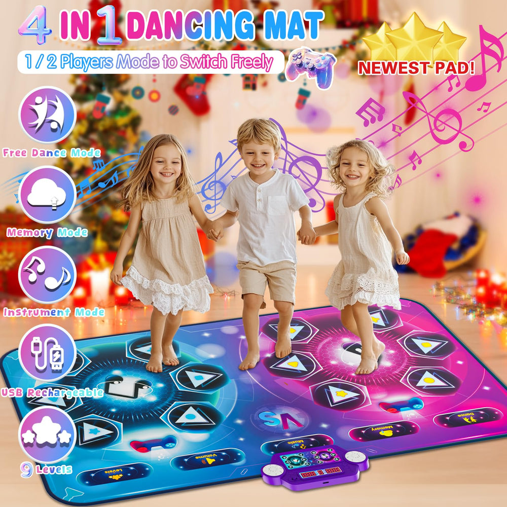 Maysida foldable PEVA mat folds compactly for easy storage.