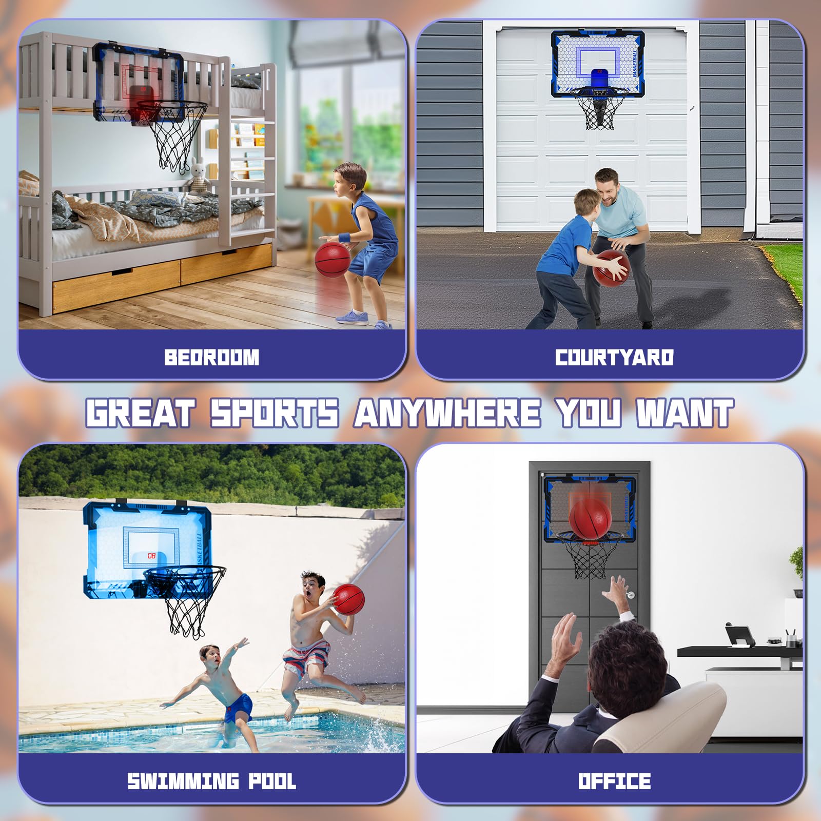 Maysida four balls and pump included for immediate game play