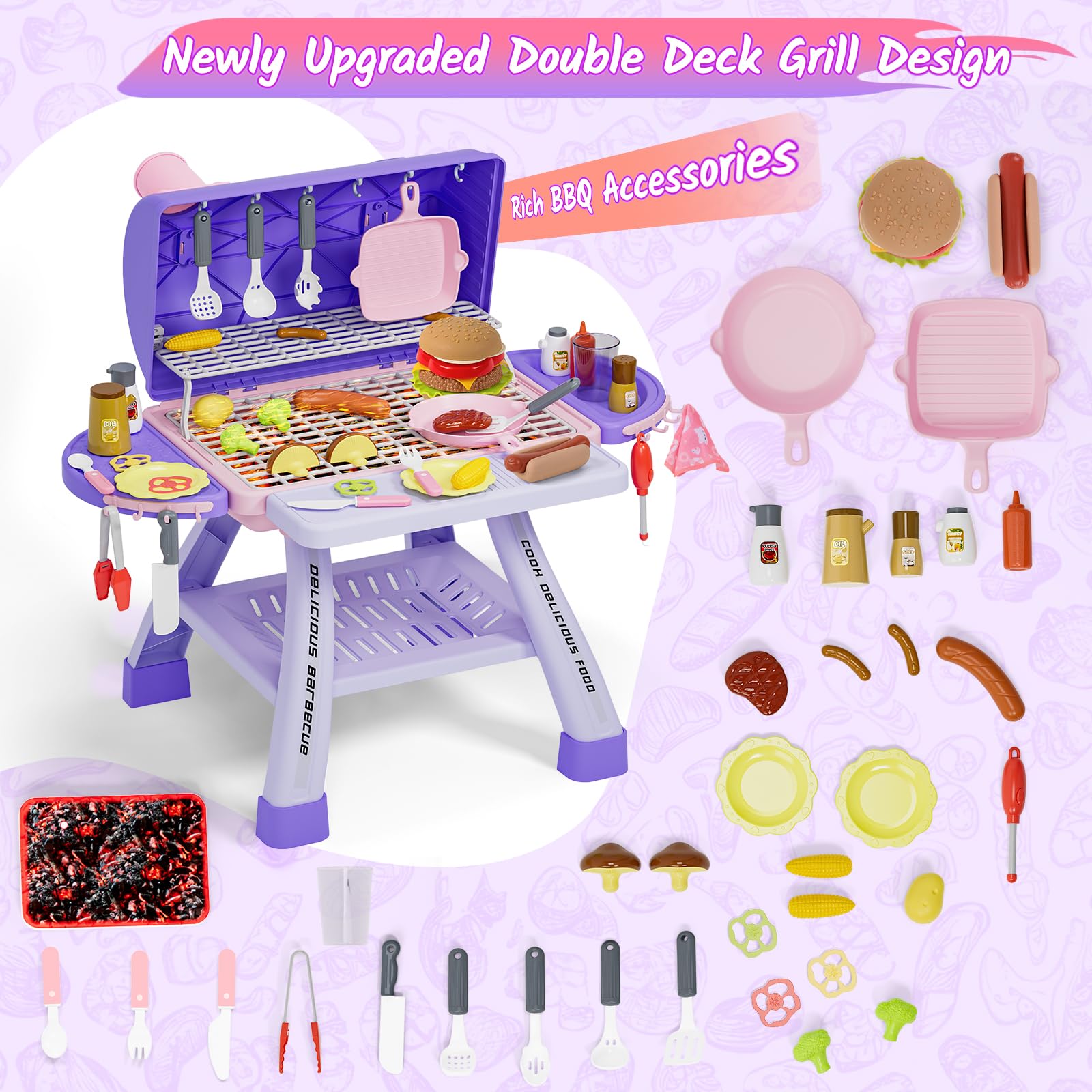 Maysida ideal gift for kids aged 3-7 with creative cooking role play.