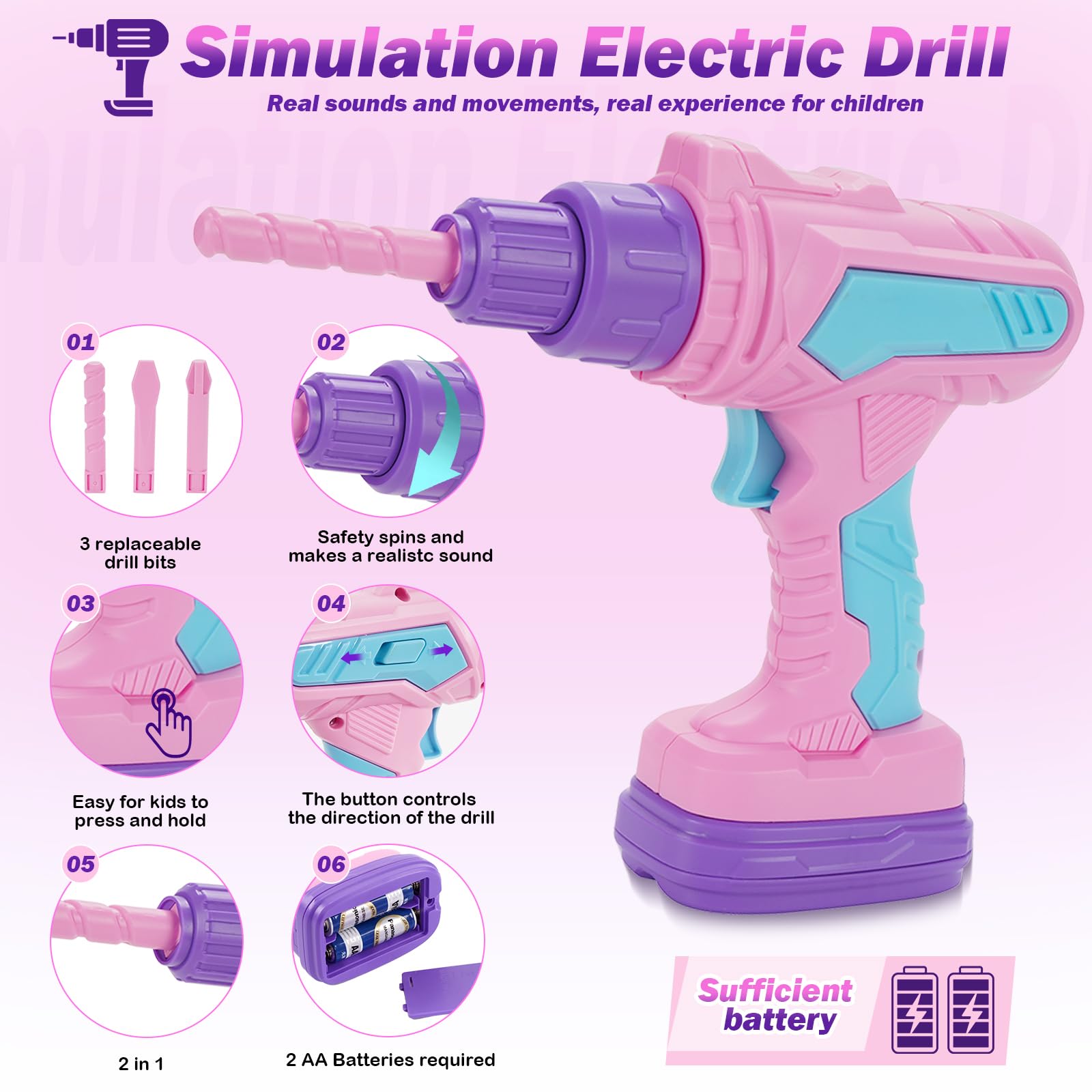 Maysida hammer and screwdrivers provide safe, durable tools for early STEM play