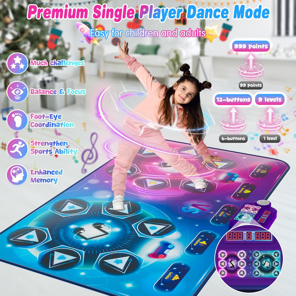 Maysida mat Piano Mode 8-note keyboard for musical creativity.