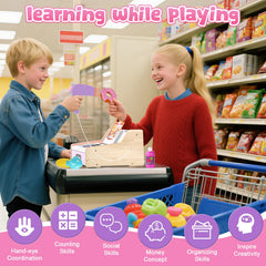 Maysida realistic scanner and LED light adding authentic checkout experience