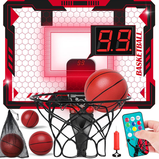 Maysida mini basketball hoop over door for quick family dunk sessions