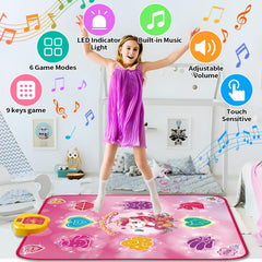 Maysida Unicorn Dance Mat offers 6 game modes for varied play.