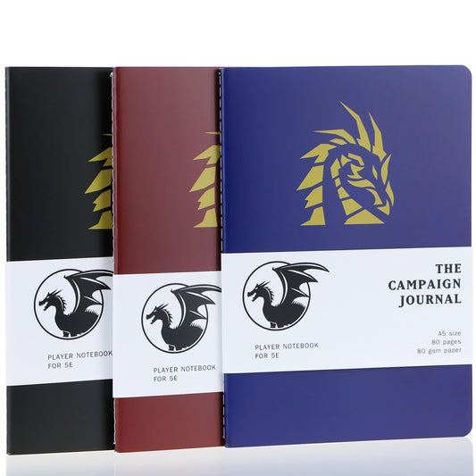 Mazeran Campaign Journal DnD 5e cover, durable and stylish, ready for campaigns