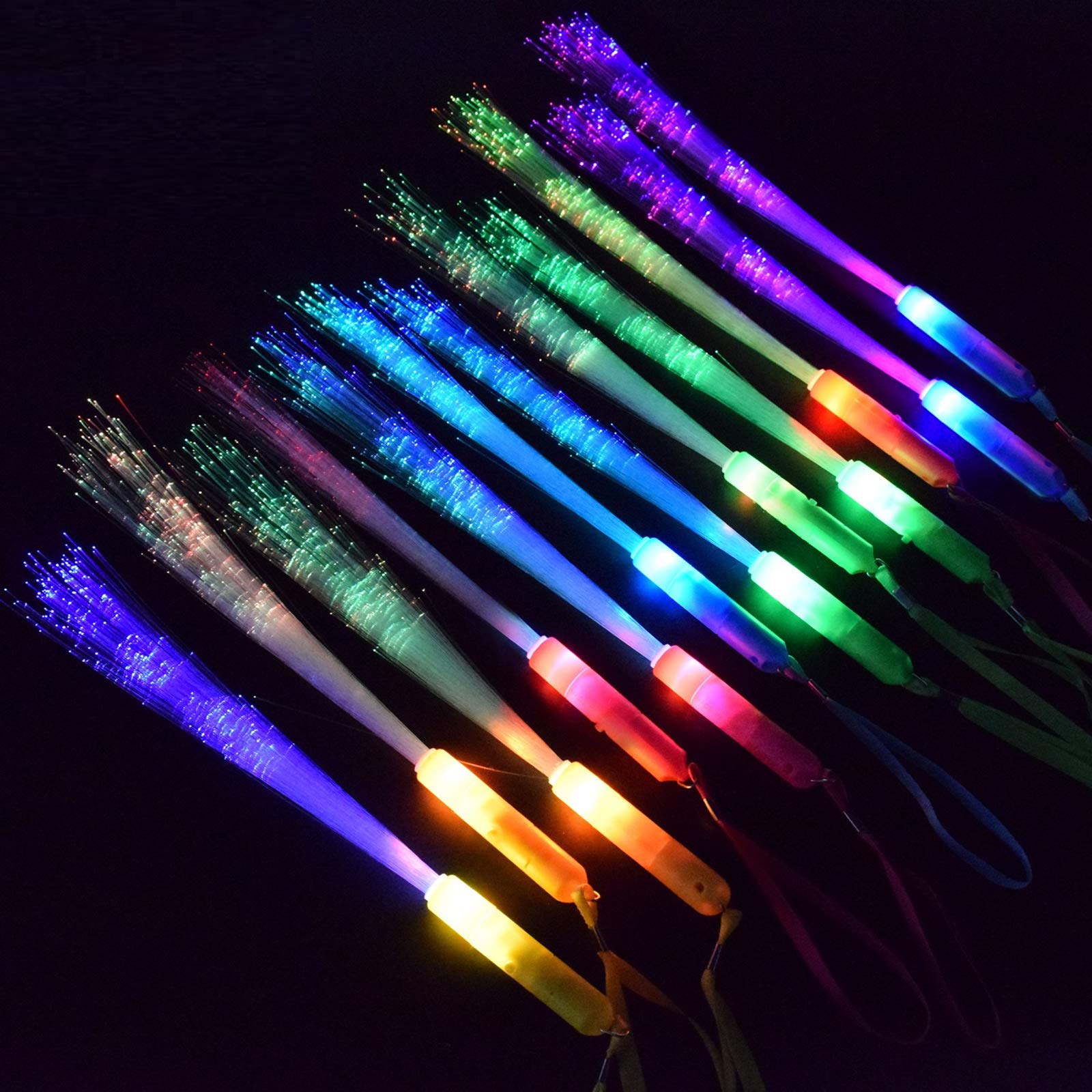 M.best glow sticks pack in 12 colors for party fun