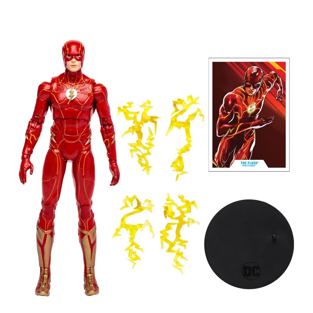 McFarlane The Flash 7in figure with lightning effects for dramatic action scenes