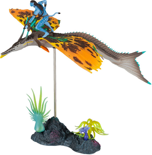 McFarlane Toys Avatar World of Pandora Jake Sully figure shown for display