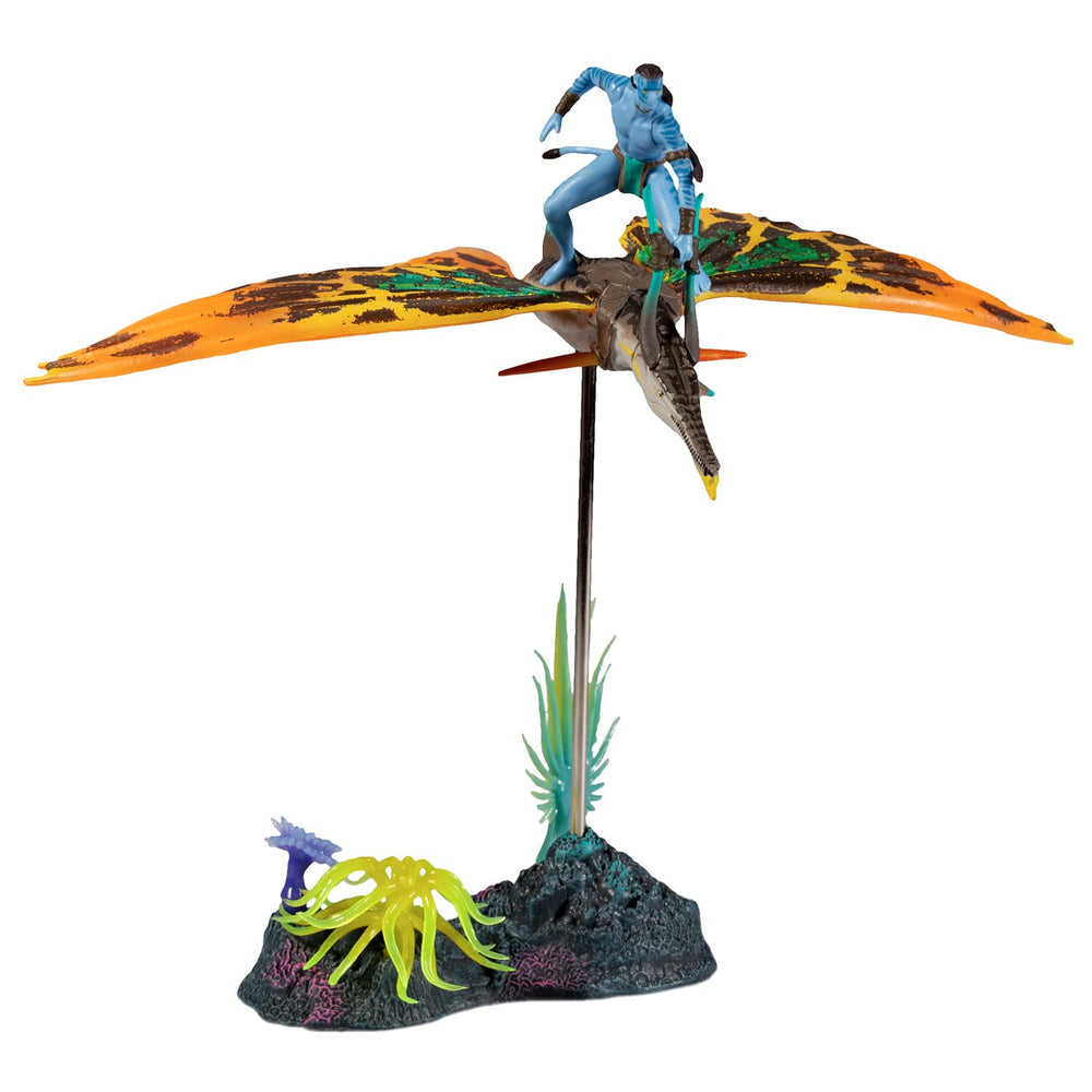 McFarlane Toys Avatar World of Pandora Skimwing pose for dynamic scenes