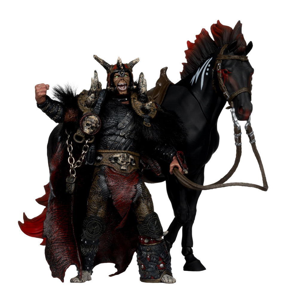 McFarlane Toys Bloodaxe horse 7in figure ready for display and collection.