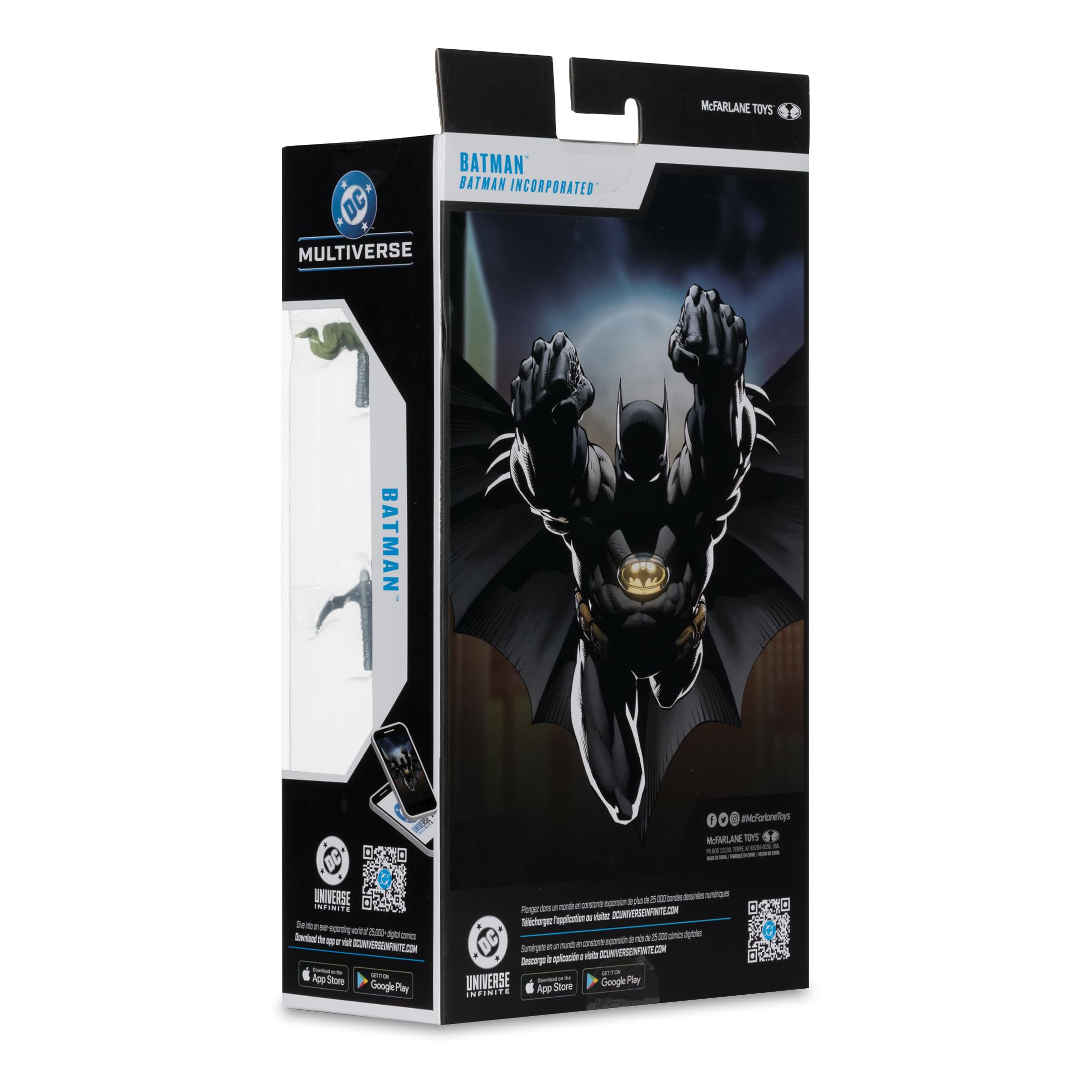 McFarlane Toys Batman Incorporated display base supports long-term shelf presentation