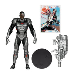 Cyborg arm cannon accessory enhances pose options for display by McFarlane Toys.