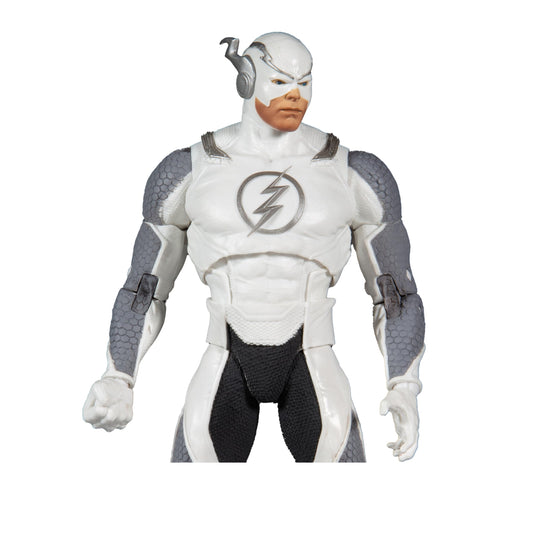 McFarlane Toys DC Multiverse The Flash Hot Pursuit articulation close-up shows 22 moving parts for dynamic posing.