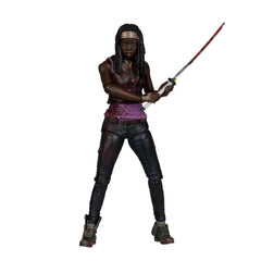 McFarlane Toys Michonne 5in close-up showing lifelike facial sculpt