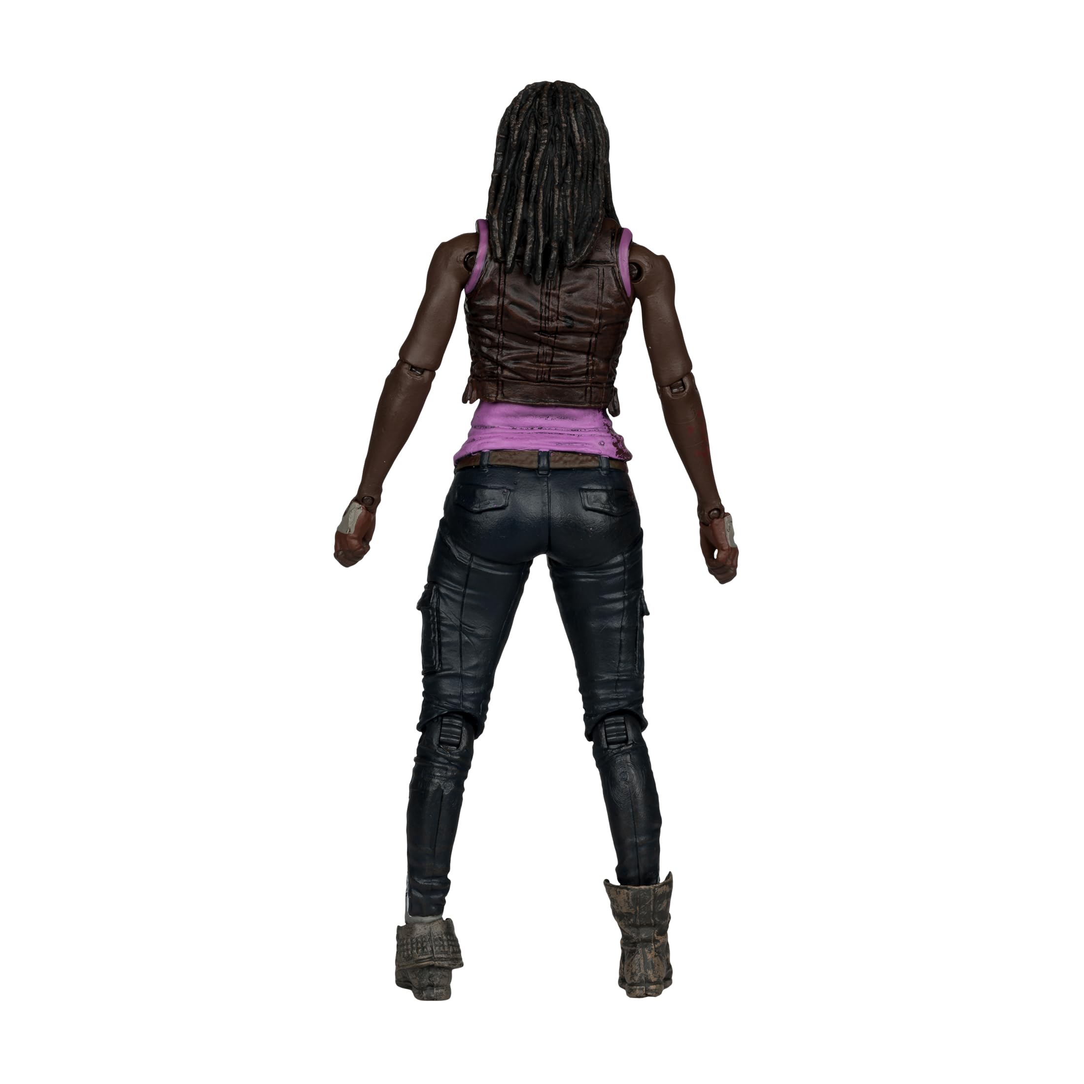 McFarlane Toys Walking Dead Michonne figure on display in a ready stance