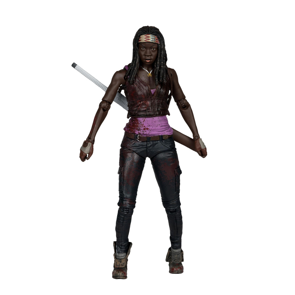 McFarlane Toys Michonne 5in figure with katana for dynamic posing and display