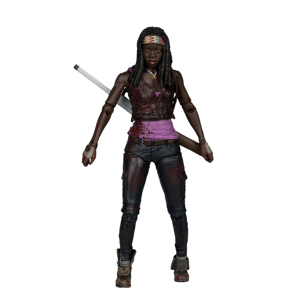 McFarlane Toys Michonne 5in figure with katana for dynamic posing and display