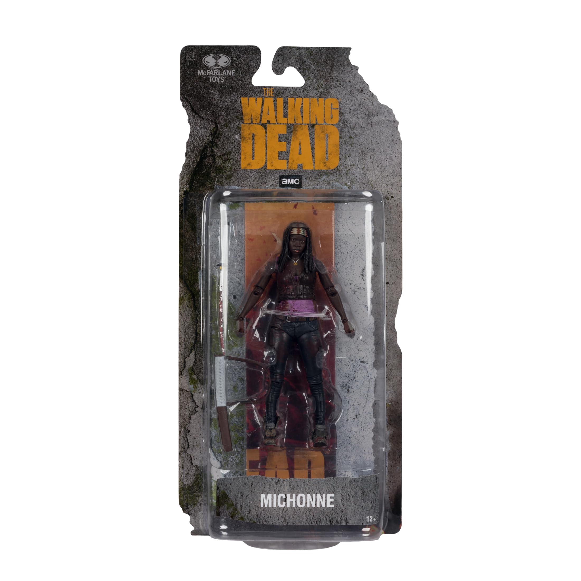 McFarlane Toys Walking Dead Michonne packaging image for collectors