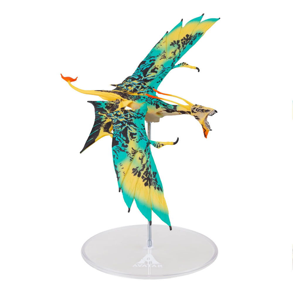 McFarlane Avatar Mountain Banshee Yellow articulation close-up with 5 points