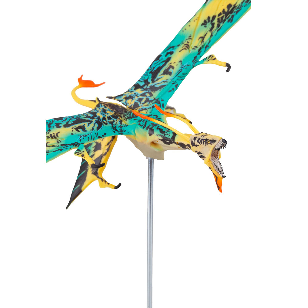 McFarlane Avatar Mountain Banshee Yellow back view highlighting texture