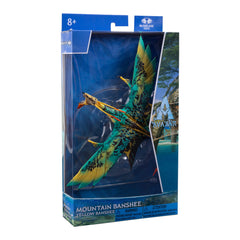 McFarlane Avatar Mountain Banshee Yellow detailed sculpt close-up