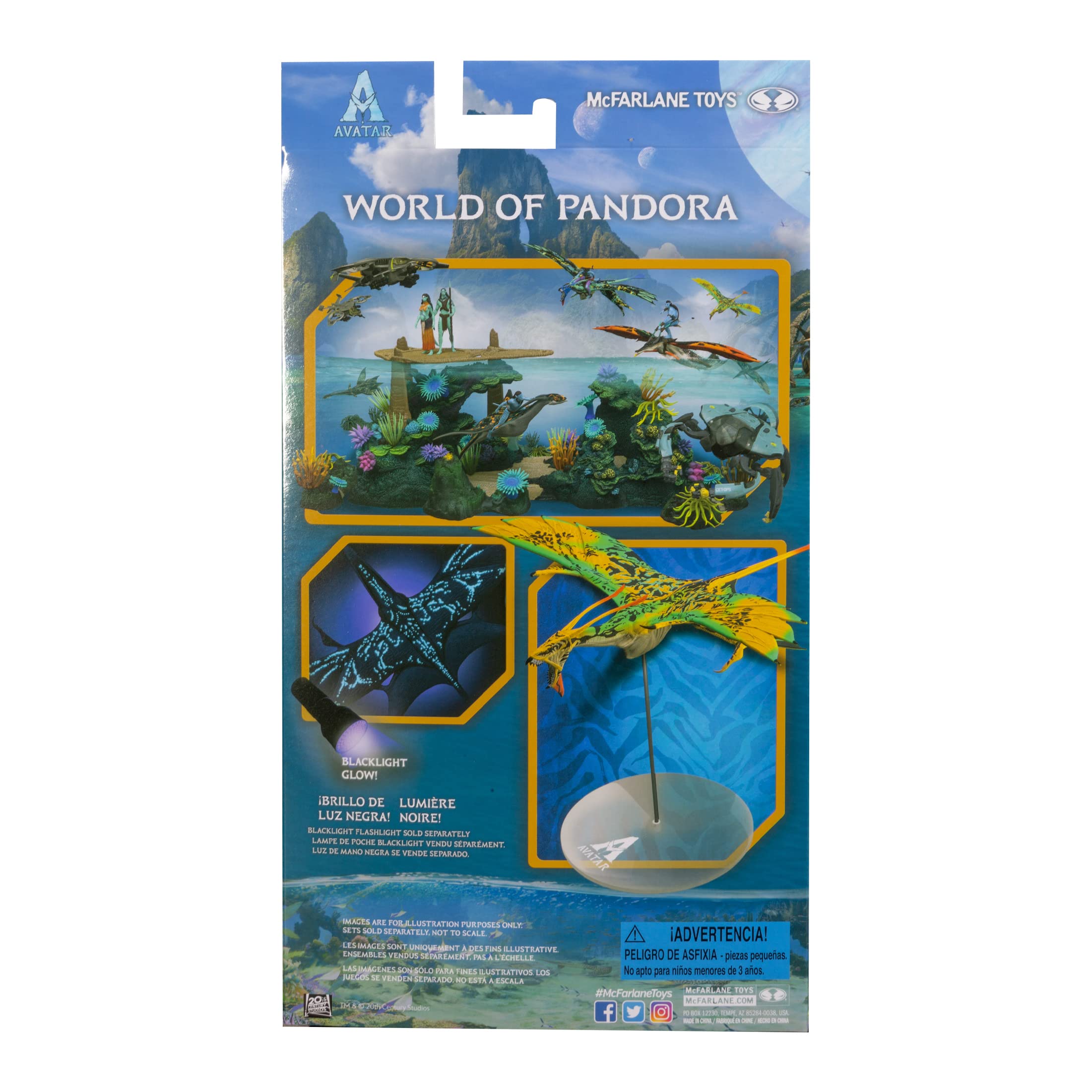 McFarlane Avatar Mountain Banshee Yellow rookery display idea for collectors