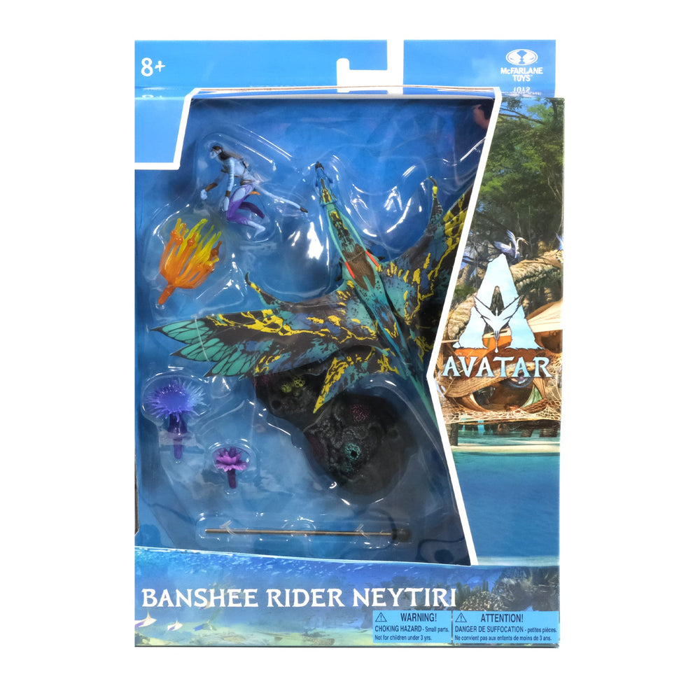 Display-ready Neytiri figure complements the Banshee.