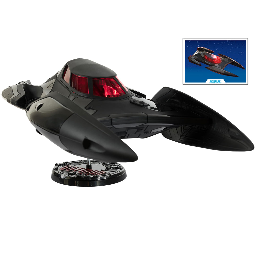 McFarlane DC Multiverse Batmobile Batman Beyond front view for display