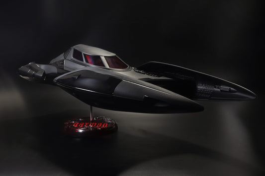 McFarlane DC Multiverse Batmobile Batman Beyond side profile for collection