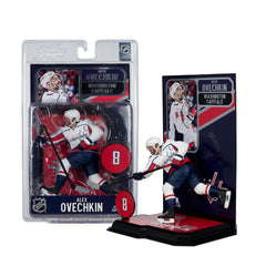 McFarlane Toys Alex Ovechkin Capitals logo adds team pride to display