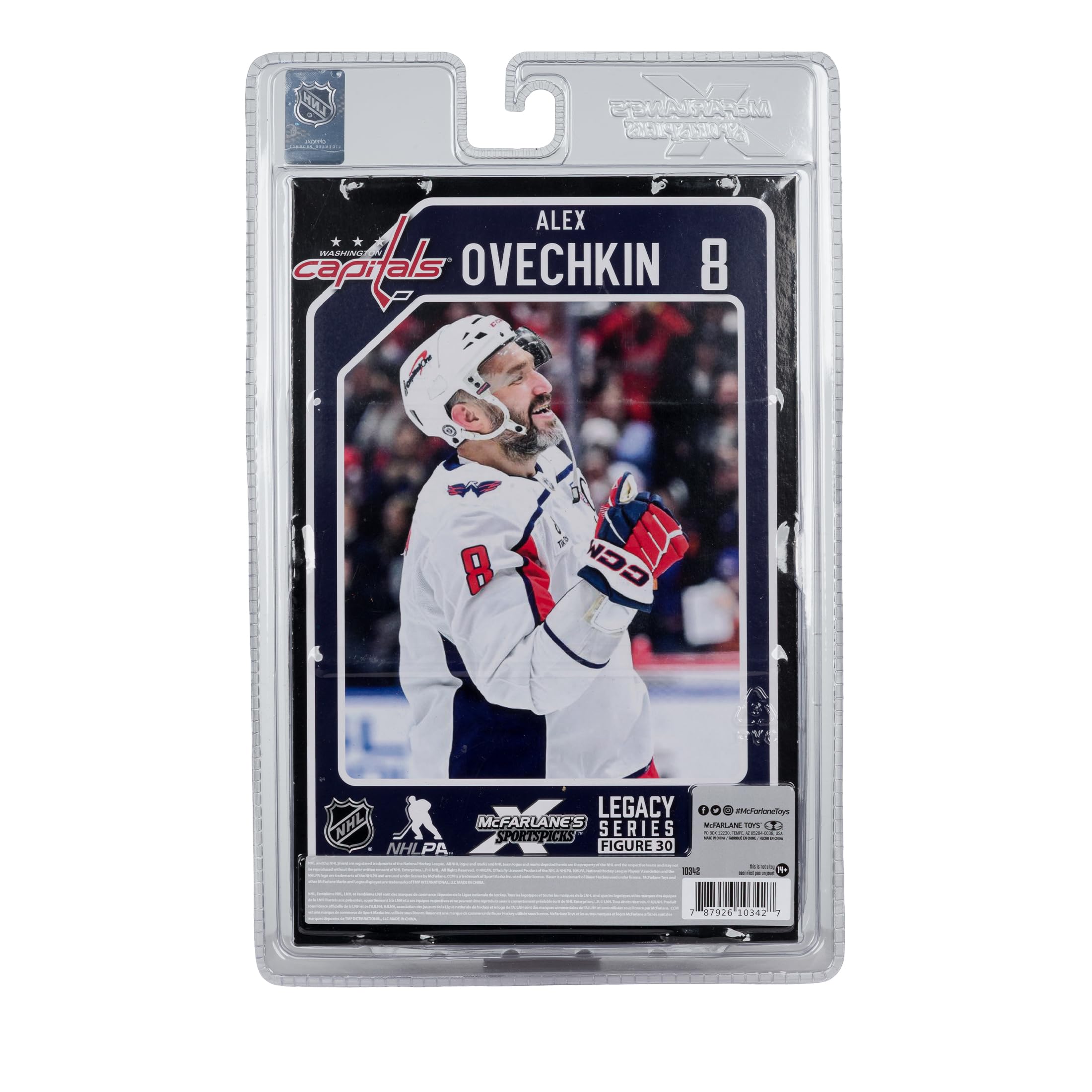 McFarlane Toys Alex Ovechkin collection pose invites a hockey legends gallery