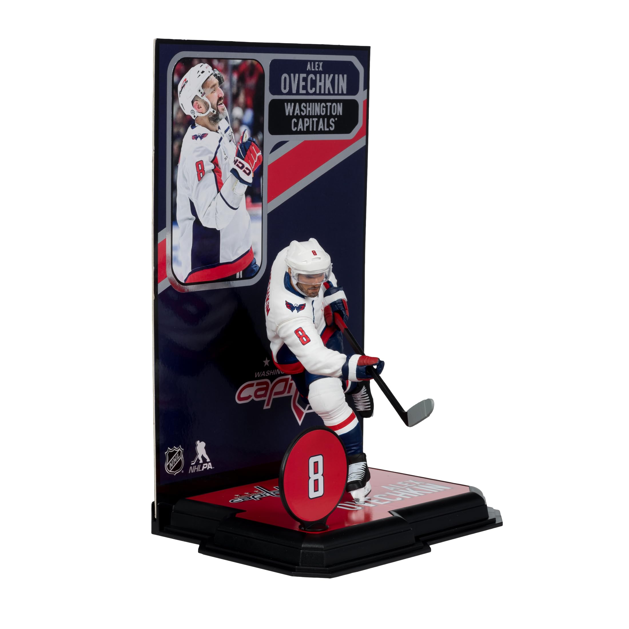 McFarlane Toys Alex Ovechkin helmet detail enhances authenticity for fans