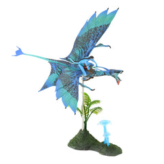 McFarlane Toys Avatar banshee figure with detailed wings and texture.