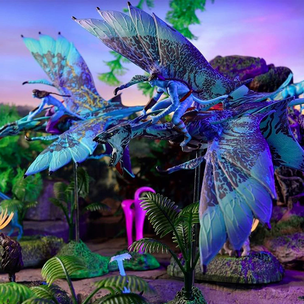 McFarlane Toys Avatar Jake Sully figure articulated for dynamic posing.