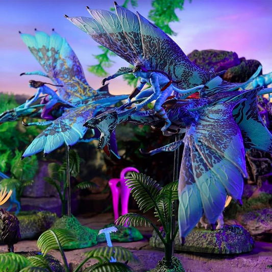 McFarlane Toys Avatar Jake Sully figure articulated for dynamic posing.