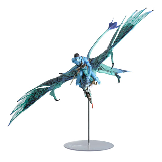 McFarlane Toys Avatar mega banshee Bob poseable figure ready for action posing.