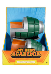 McFarlane Toys Bakugo Grenadier Bracers foam replicas for cosplay authenticity.