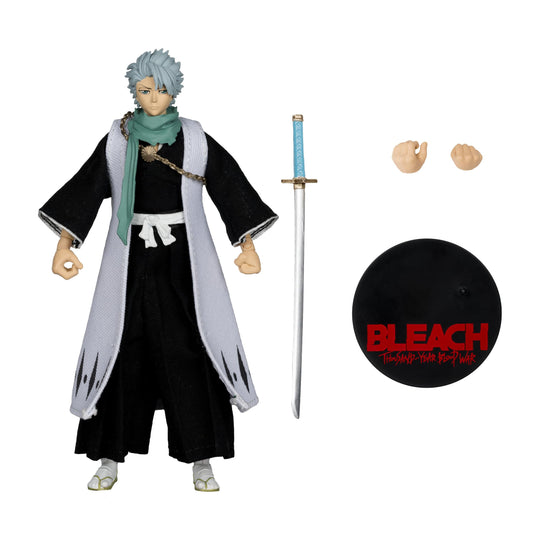 McFarlane Toys Toshiro Hitsugaya 7in figure in dynamic pose for dioramas.