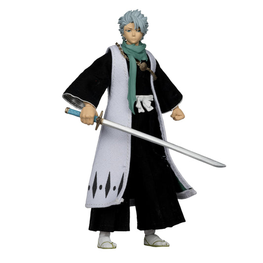 McFarlane Toys Toshiro Hitsugaya 7in action figure, front view, ideal for shelf display.
