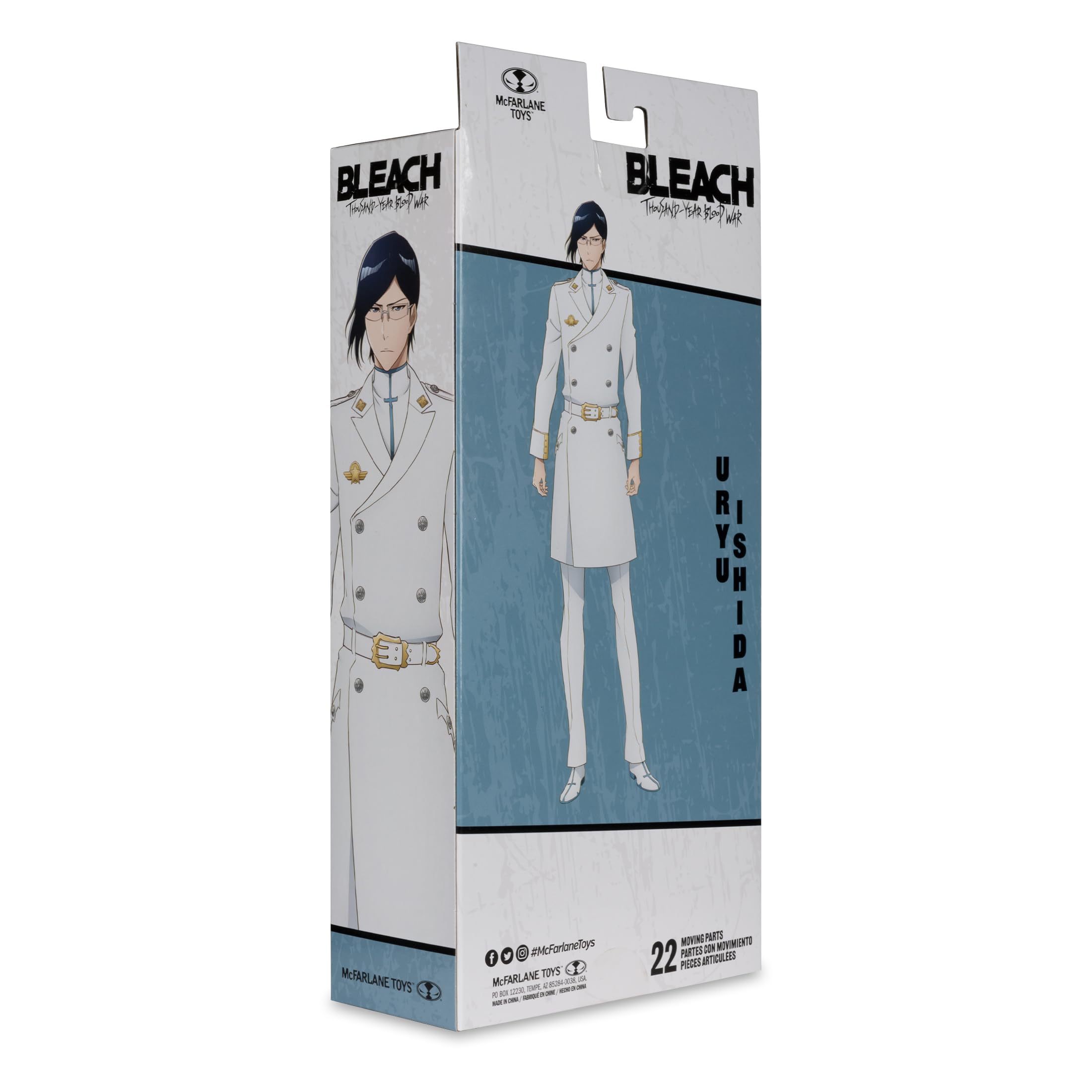 Collectible display-ready McFarlane Toys Bleach Uryu Ishida figure for fans