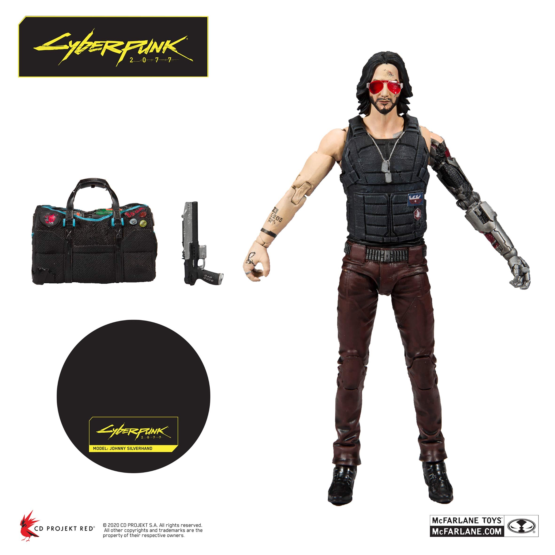 McFarlane Toys Johnny Silverhand base for stable posing