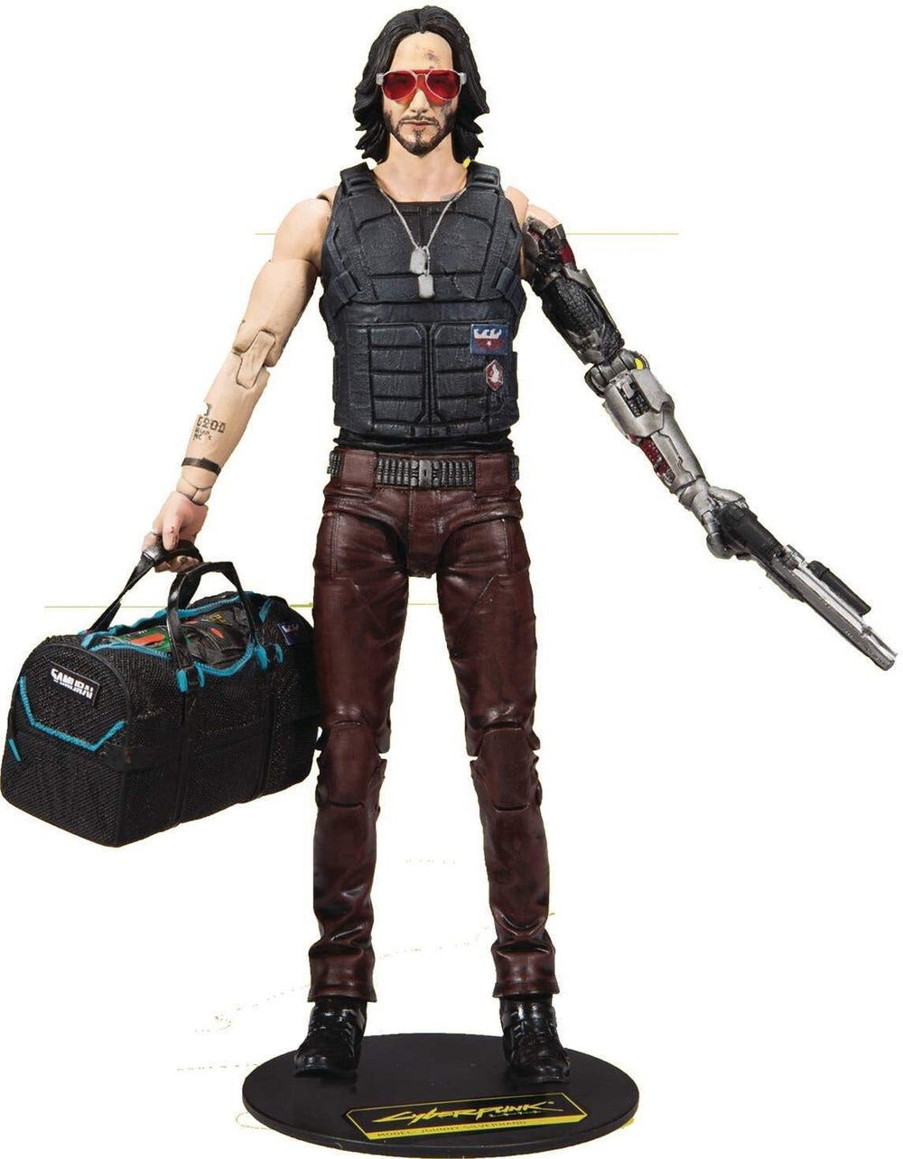 McFarlane Toys Johnny Silverhand variant outfit ready for display