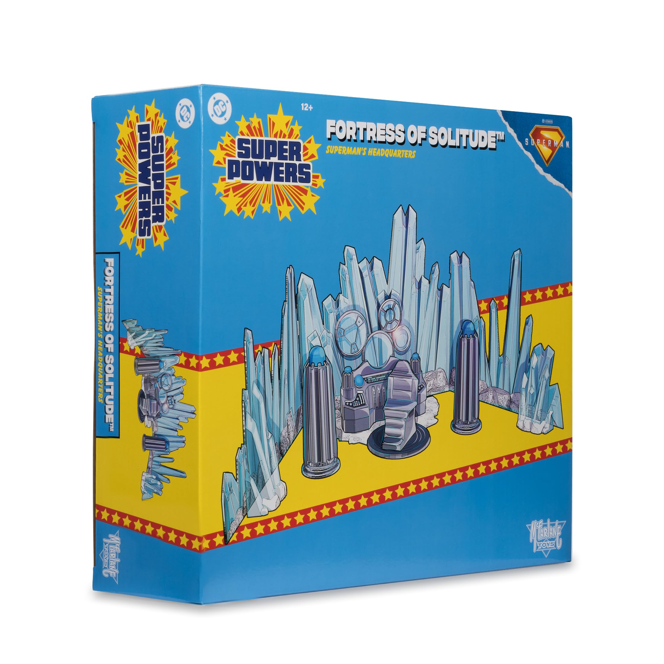 McFarlane Toys DC Direct DC Super Powers packaging reflects classic nostalgia.