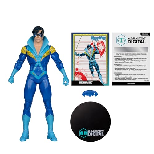 Nightwing figure with full articulation for pose options and photography