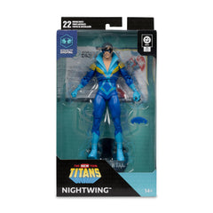 Teen Titans crest details on Nightwing figure for collectors