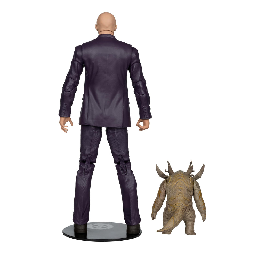 Collectible art card front shows Lex Luthor art for collectors.